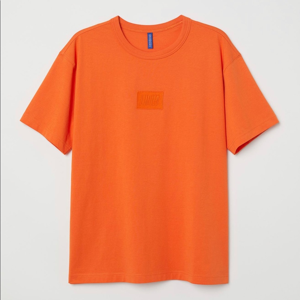 H&M Orange T-Shirt size Medium
